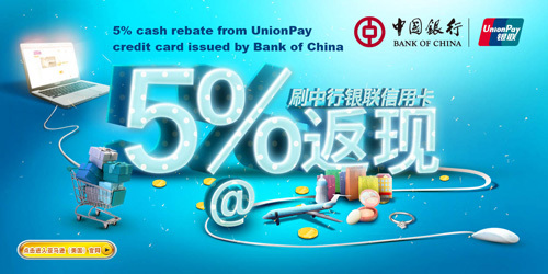 中国银行银联信用卡专享