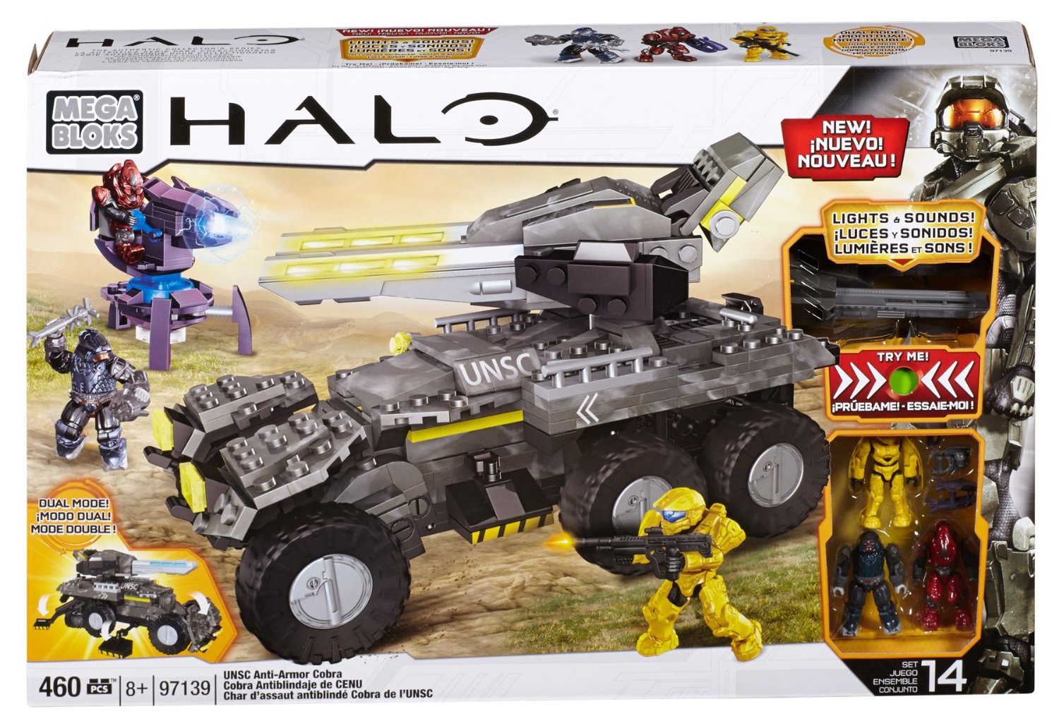 MEGA BLOKS 美高 Halo 光晕系列 UNSC Anti-Armor Cobra 反坦克战车