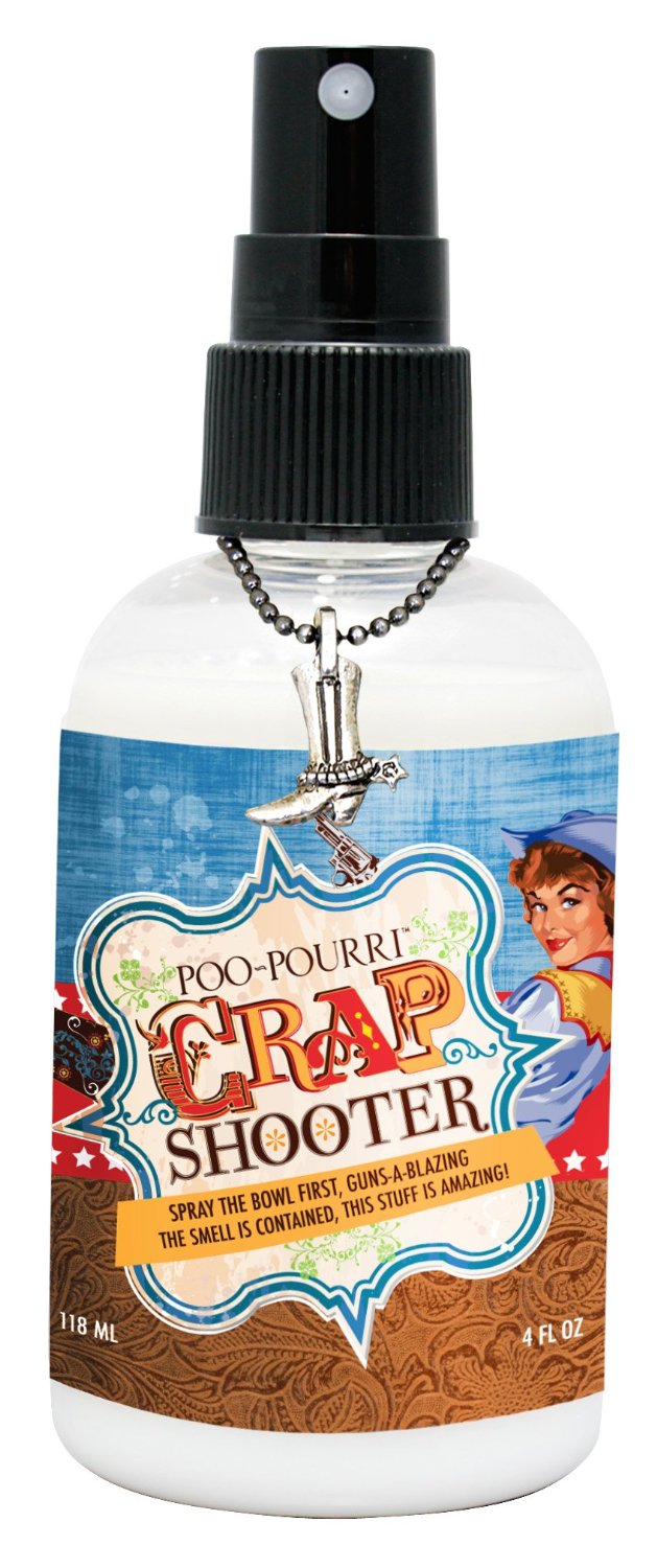 Poo-Pourri ，只要拉臭臭之前朝着马桶喷几下，就会锁住水面