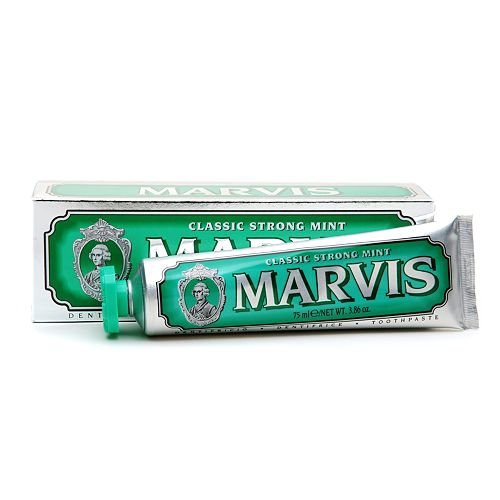 牙膏中的爱马仕！Marvis 玛尔斯 经典强力薄荷型牙膏75ml 